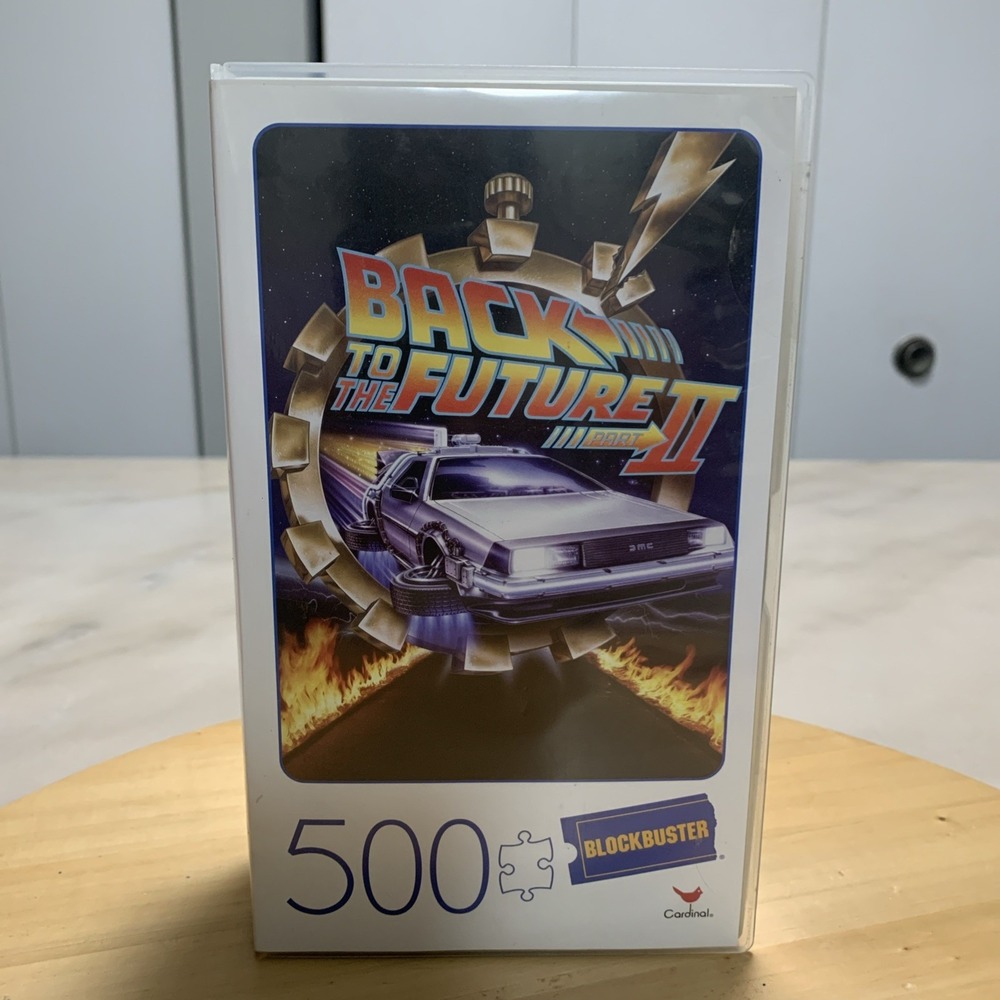 Back To The Future Part II Part 2 Blockbuster 500 Piece Puzzle Cardinal Sealed